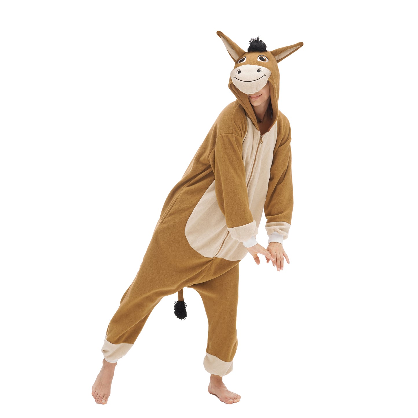 Brown Donkey Costume Pajamas
