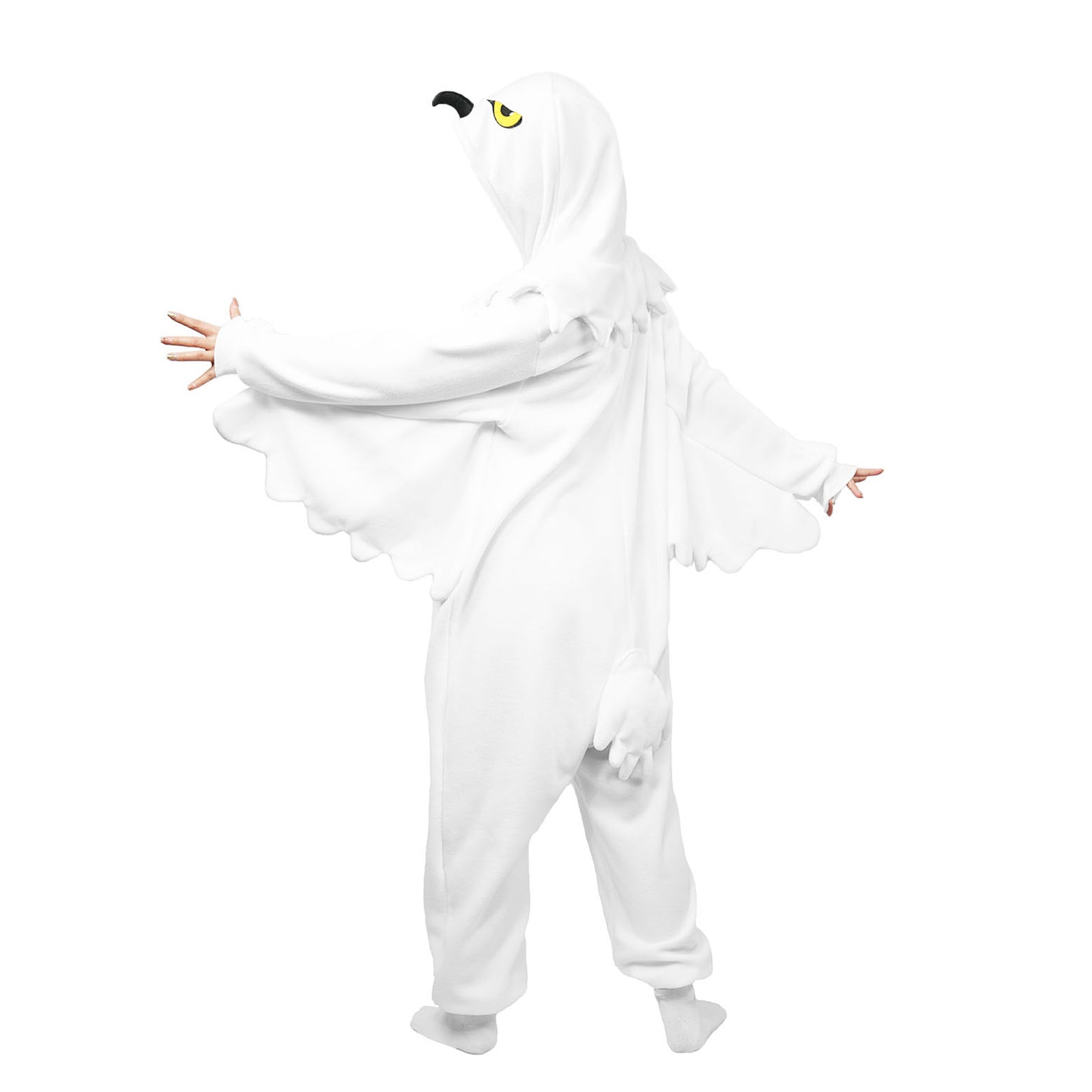 White Snowy Owl Onesie Costume
