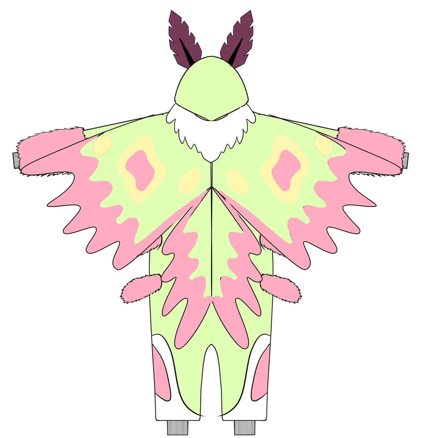 Moth Onesie Costume