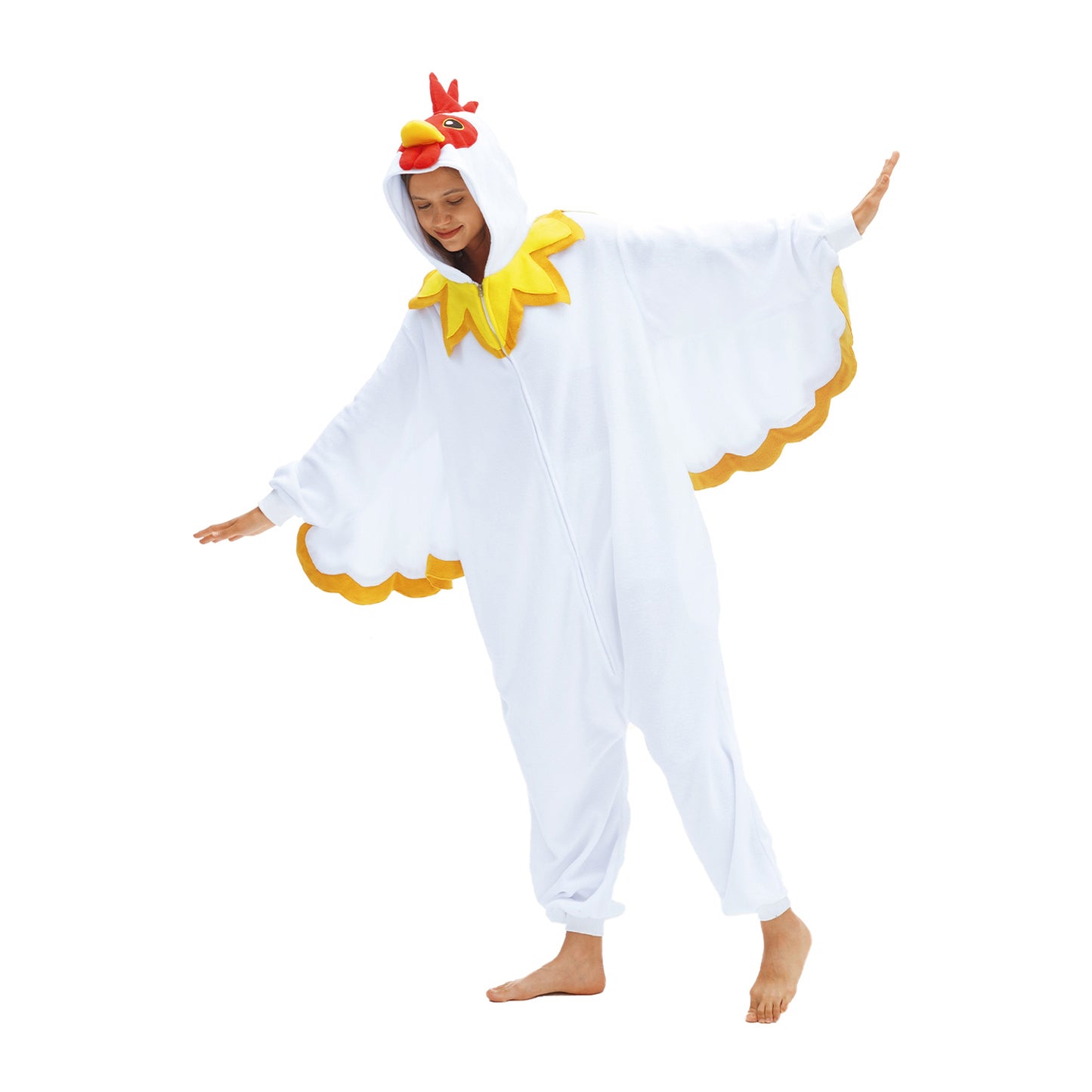Adult White Chicken Costume