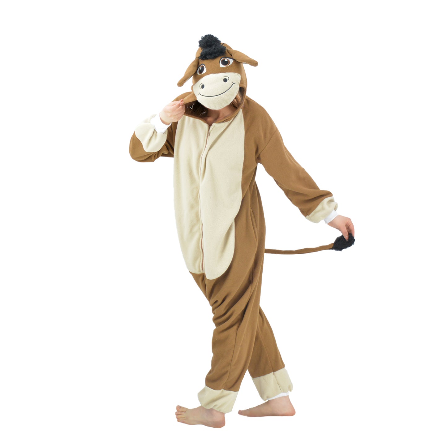 Brown Donkey Costume Pajamas