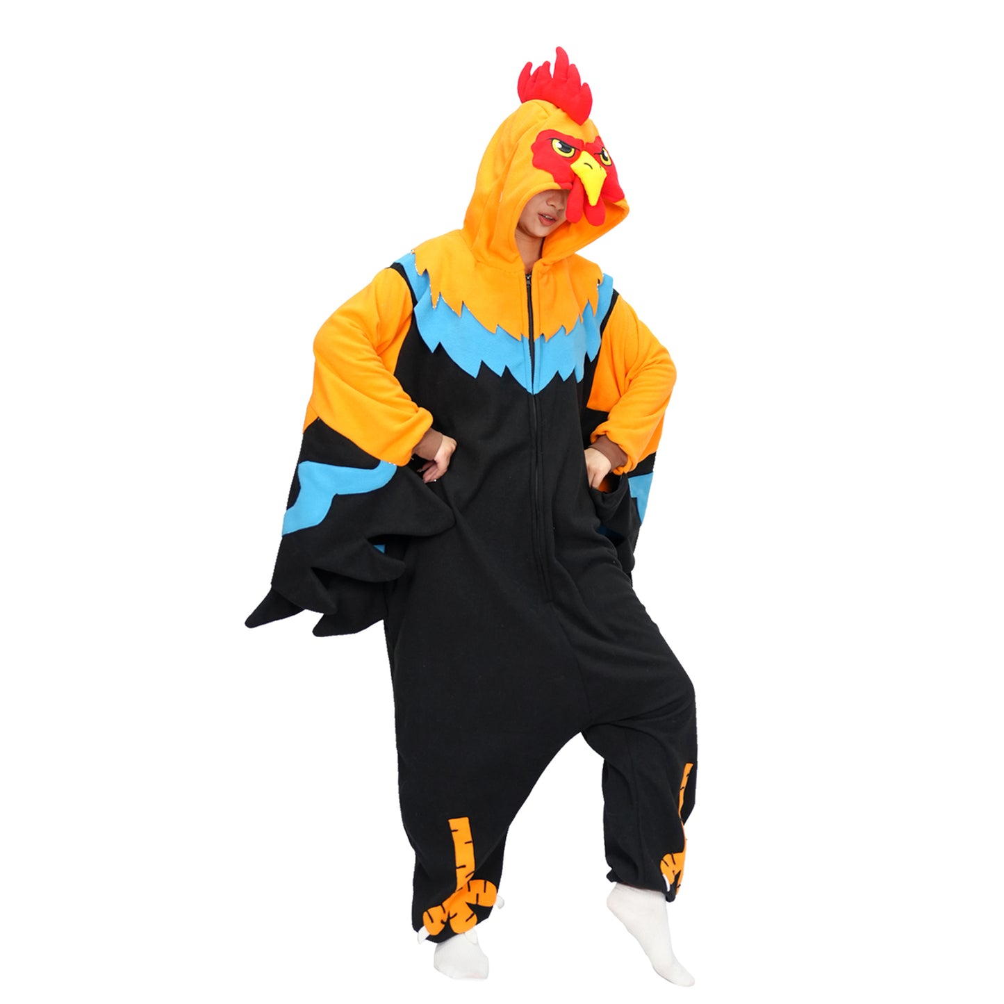 Adult Rooster Onesie Costume