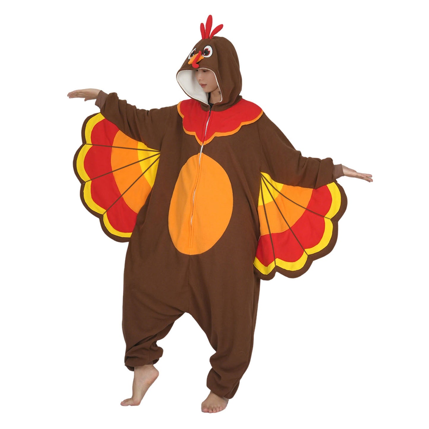 Adult Turkey Onesie Costume
