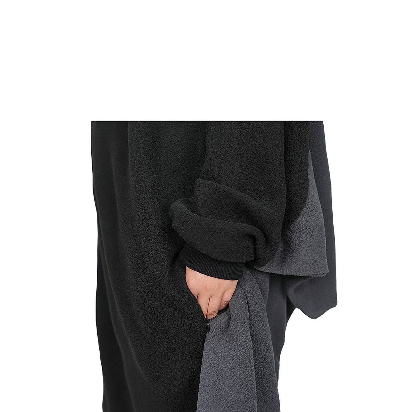 Black Bat Onesie Costume Pajamas