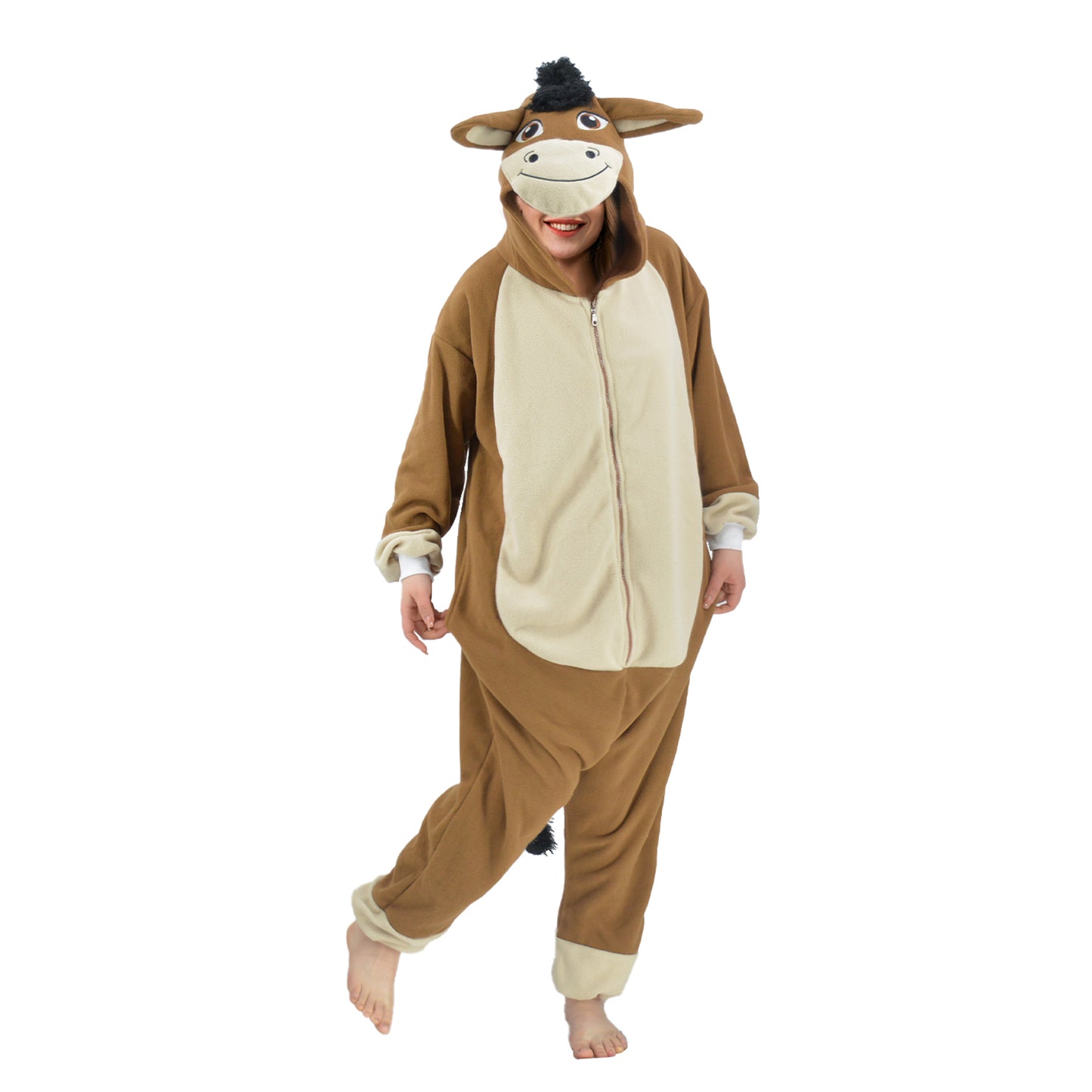 Brown Donkey Costume Pajamas