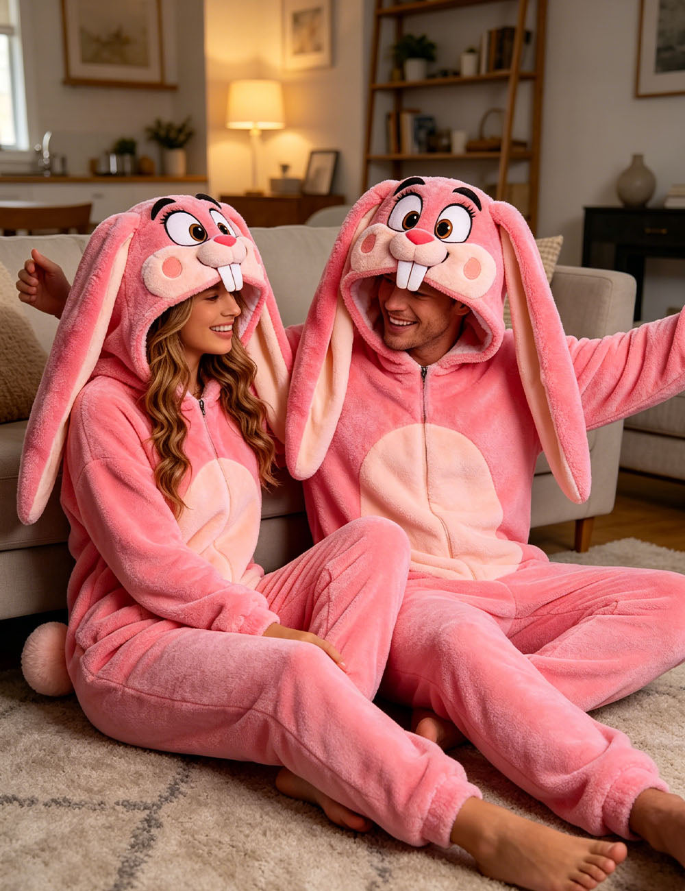 Pink Bunny Costume Adult