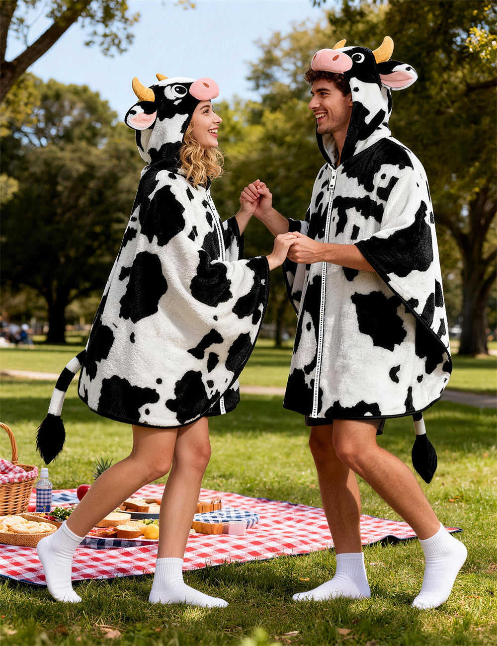 Adult Cow Costume Cloak