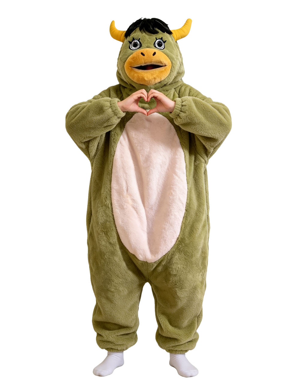 Green Cow Costume Adult