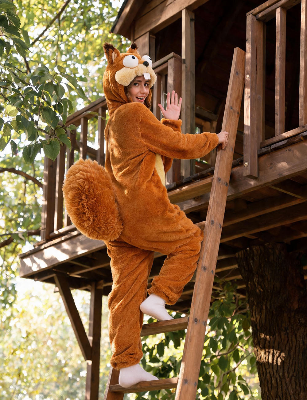 Brown Squirrel Onesie