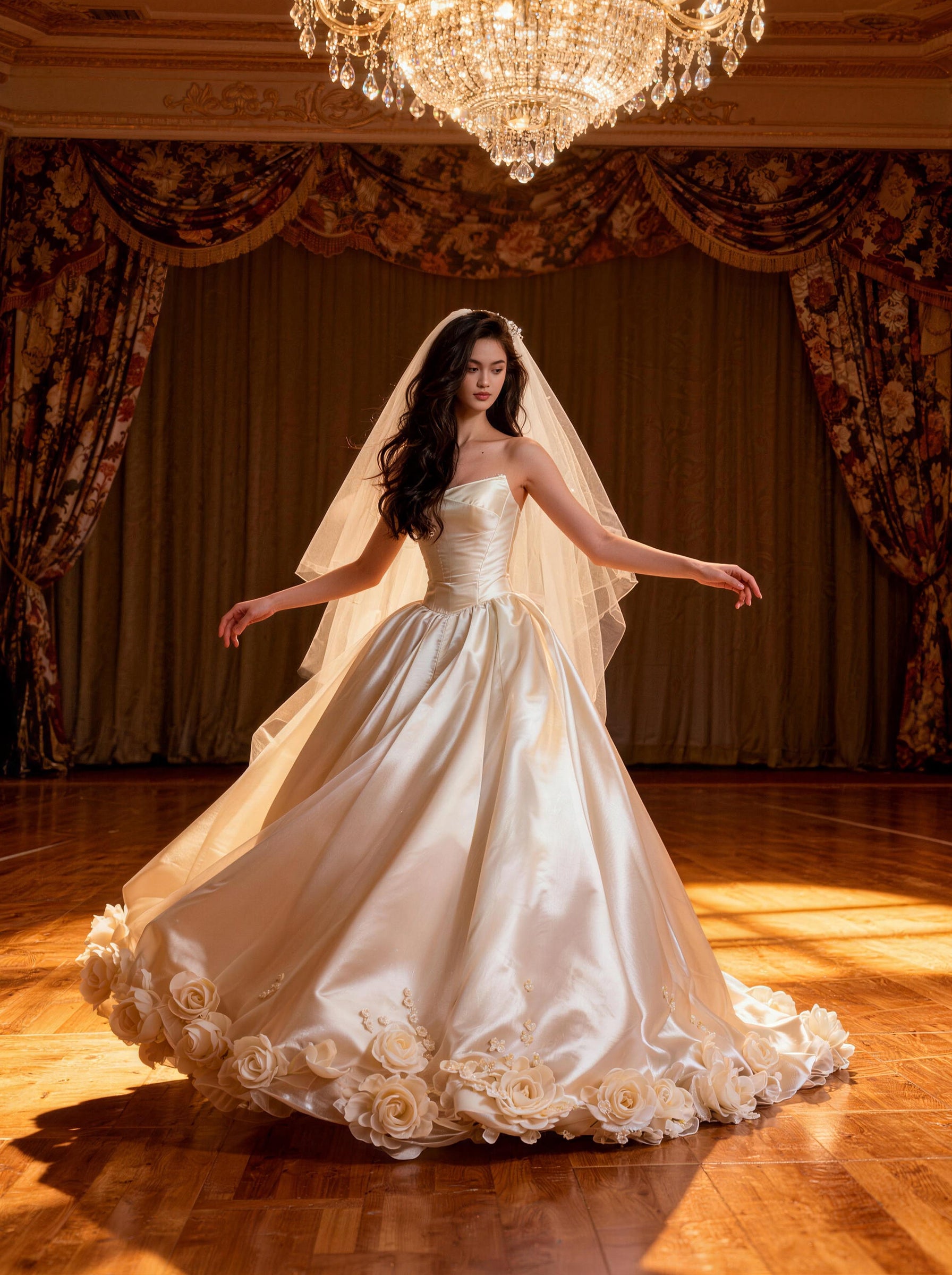 White Satin Off The Shoulder Wedding Dress,Sleeveless Prom Dress