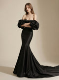 Long Black Prom Dresses Formal Evening Dress
