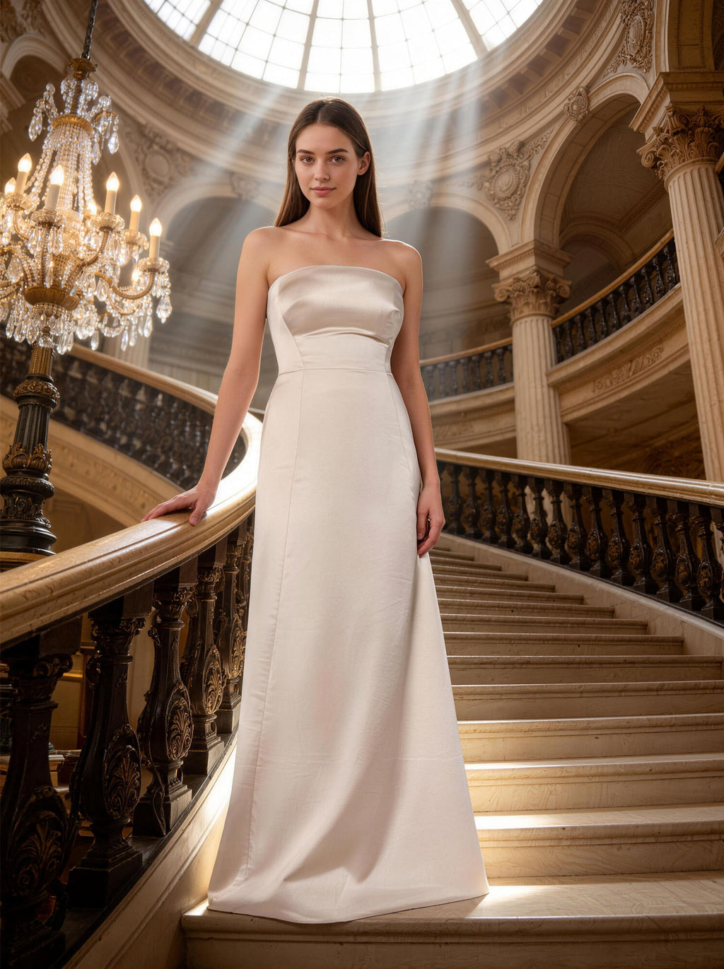 White Grace Weedding Dress Prom Formal Dress