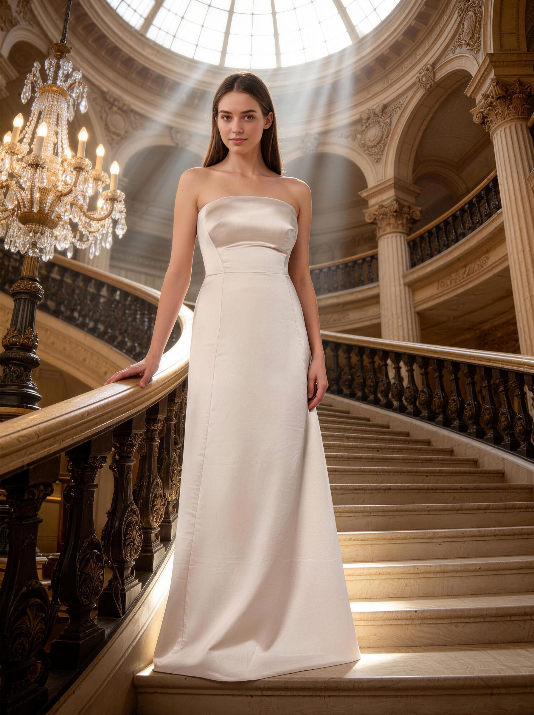 White Grace Weedding Dress Prom Formal Dress