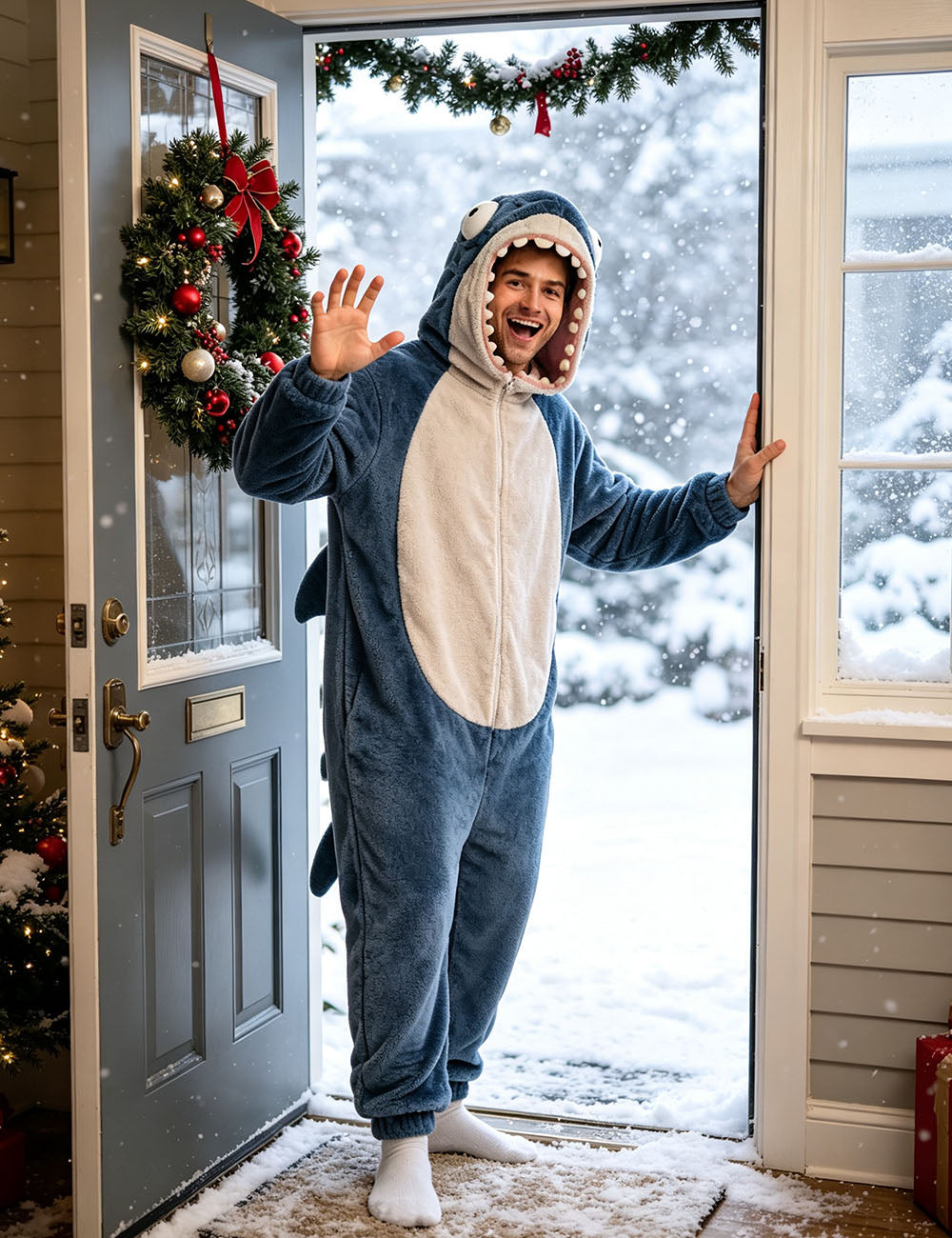 Blue Shark Costume
