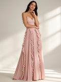 Pink Long Prom Dress,Formal Evening Dress