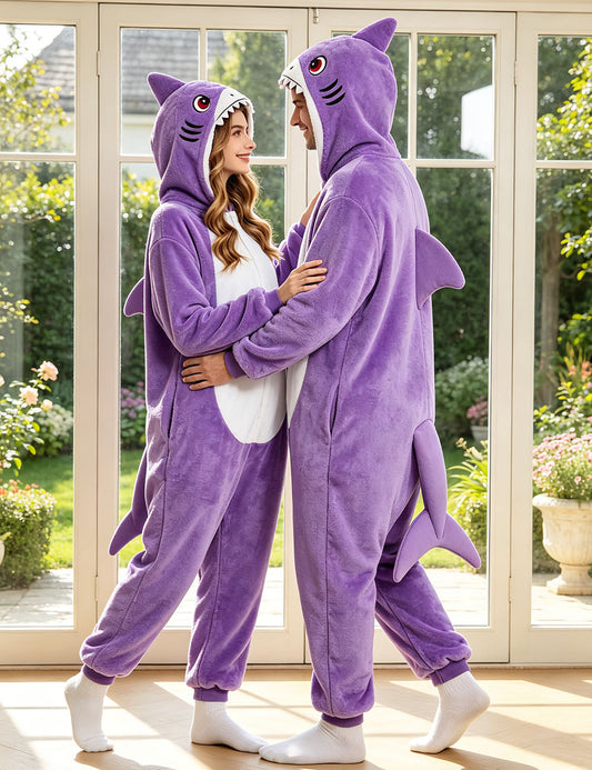Purple Shark Costume