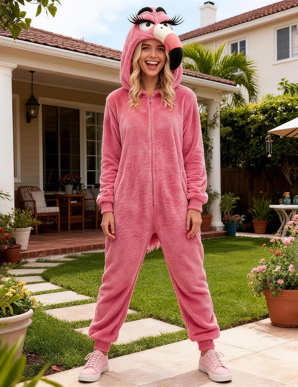Flamingo Costume Adult