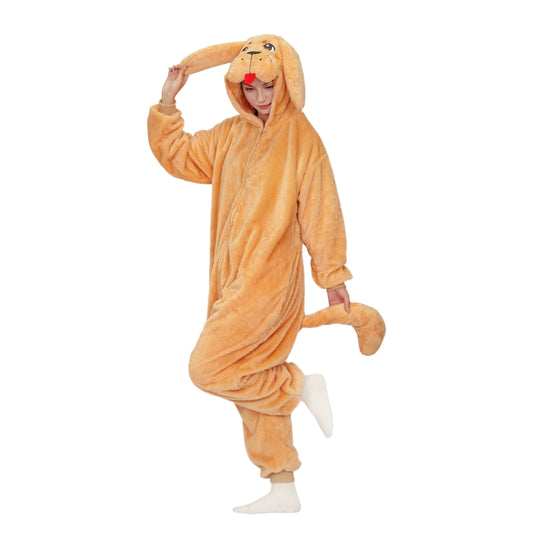 Golden Dog Retriever Costume Pajamas