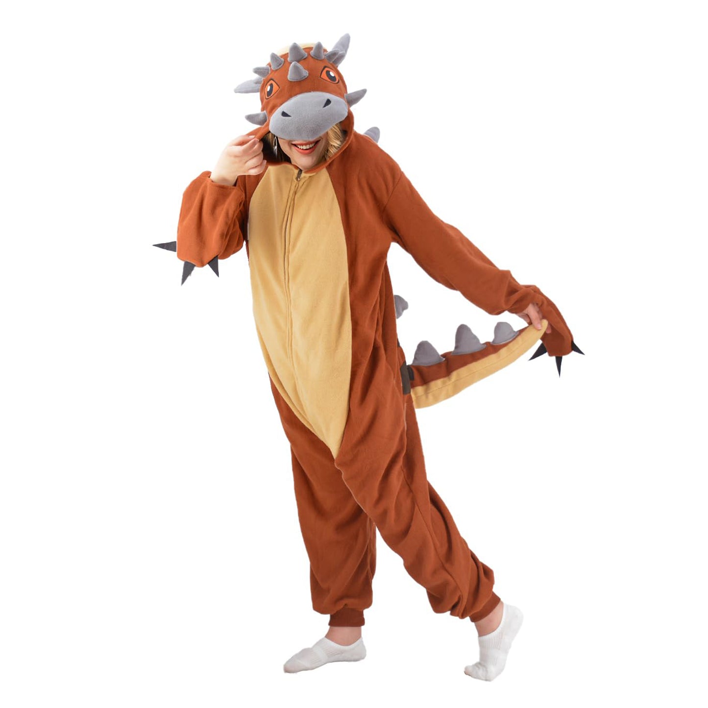 Pachycephalosaurus Onesie Costume