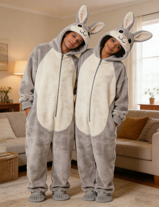 Grey Bunny Costume