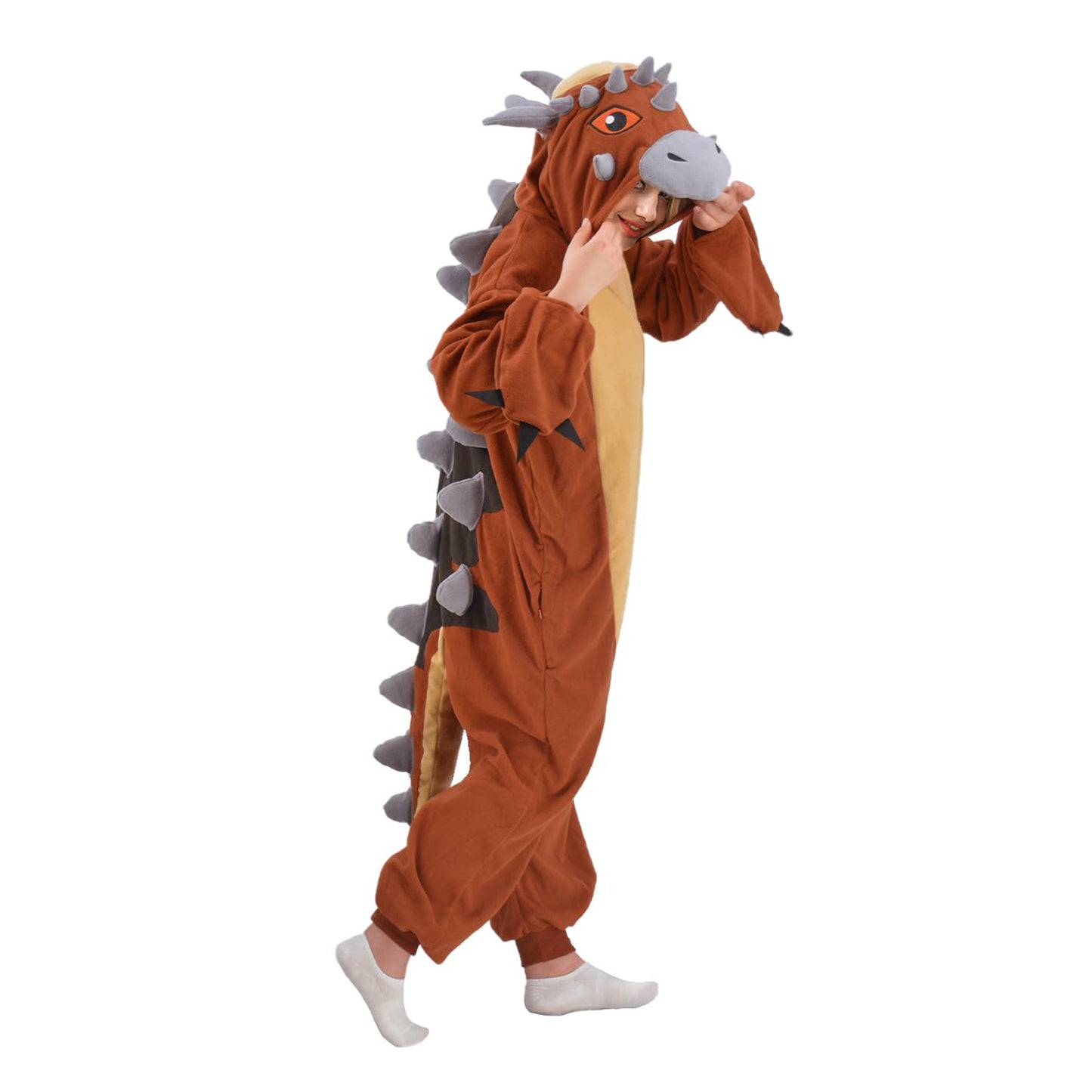 Pachycephalosaurus Onesie Costume