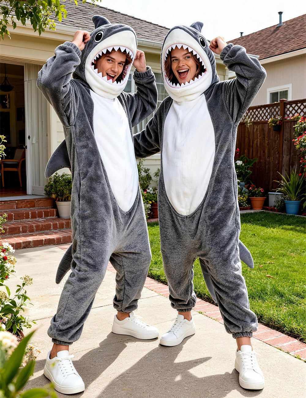 Grey Shark Costume