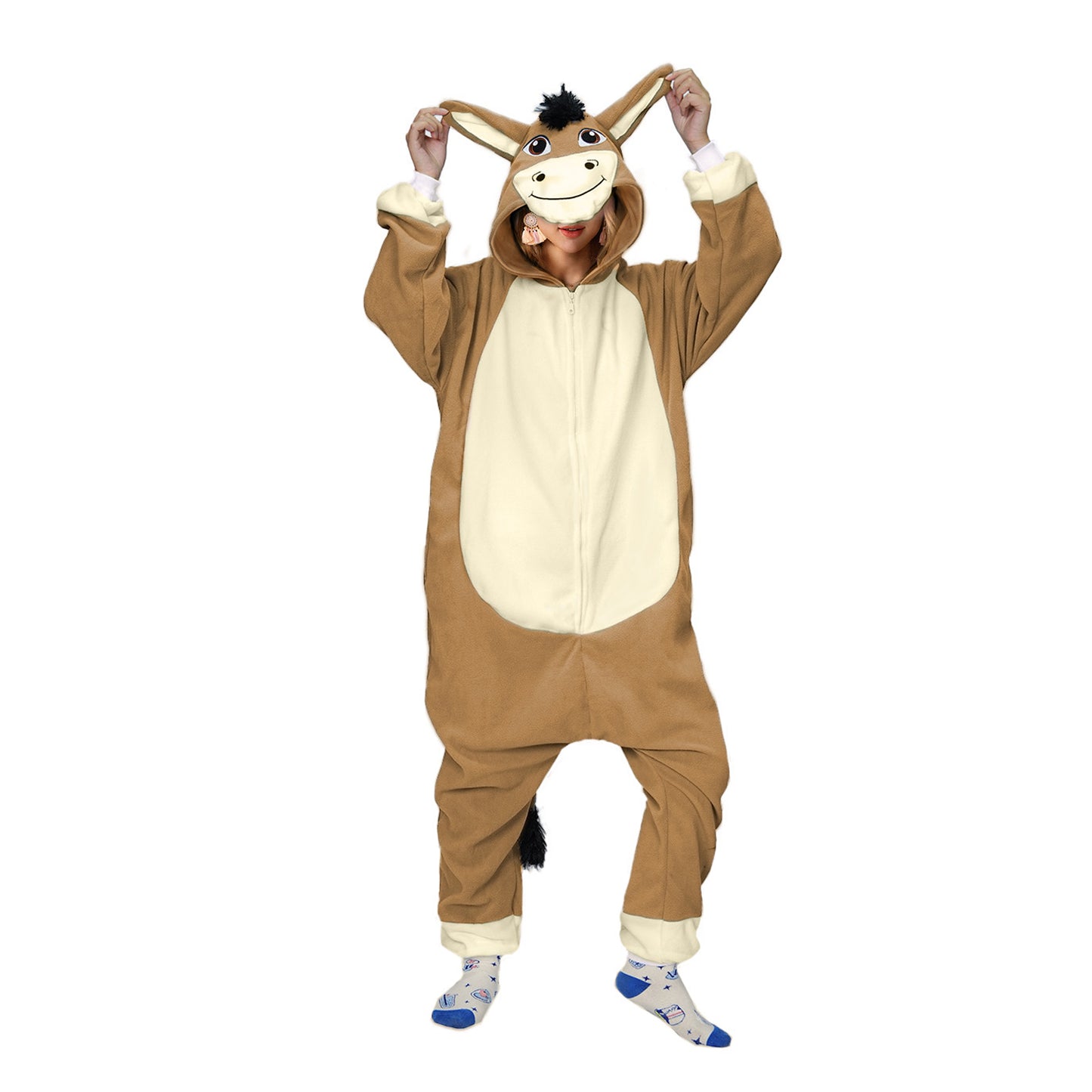 Brown Donkey Costume Pajamas
