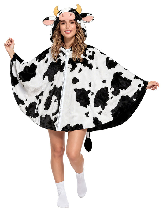 Adult Cow Costume Cloak