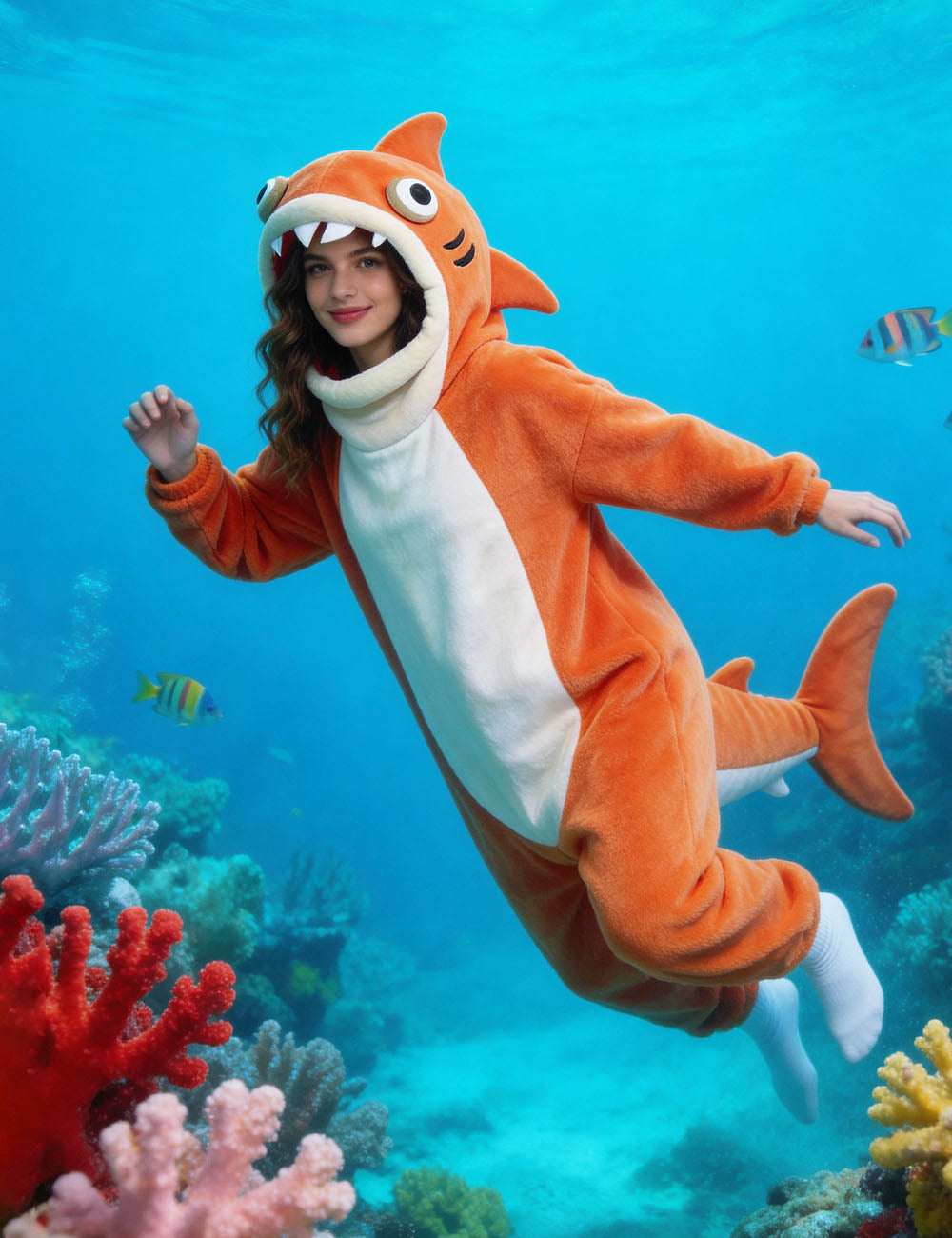 Orange Shark Onesie