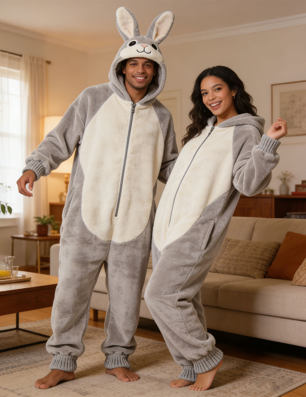 Grey Bunny Costume