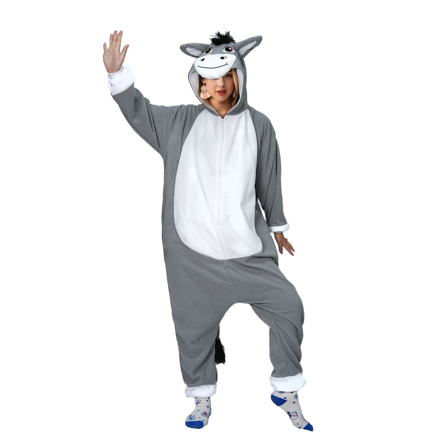 Gray Donkey Costume