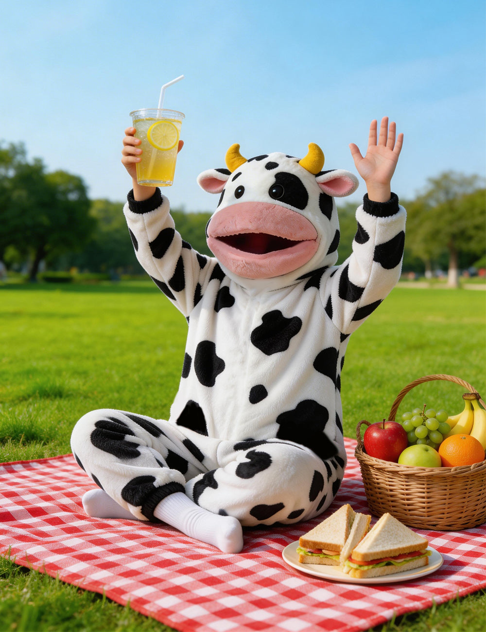 Adult Cow Costume Onesie