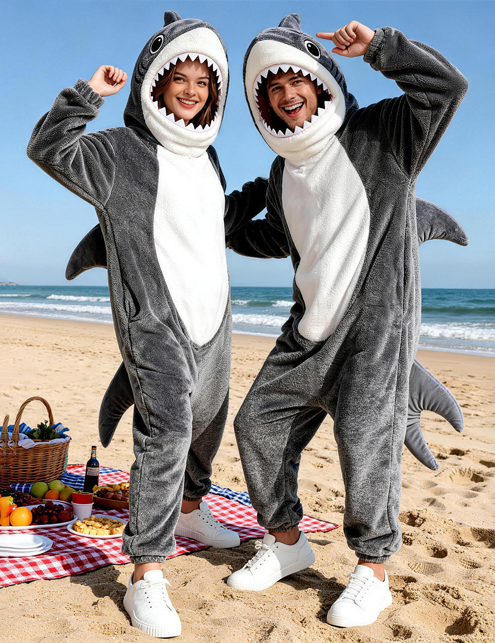 Grey Shark Costume