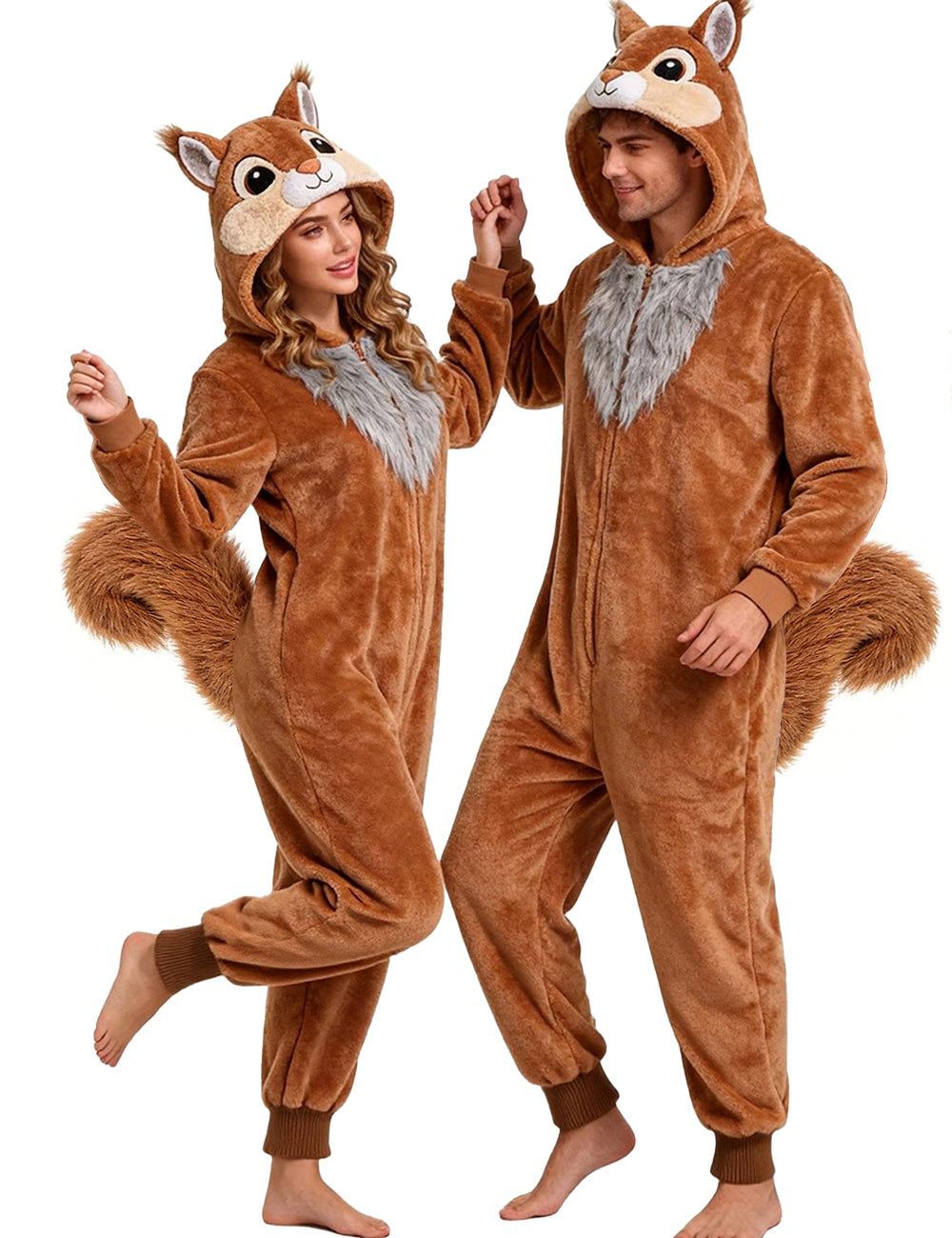 Light Brown Squirrel Costume(Brown+Grey)