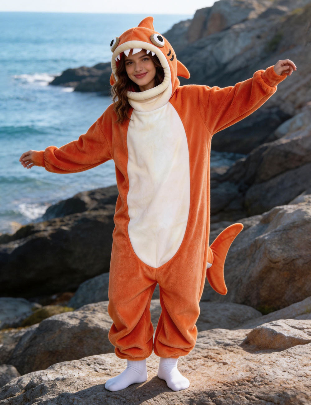 Orange Shark Onesie