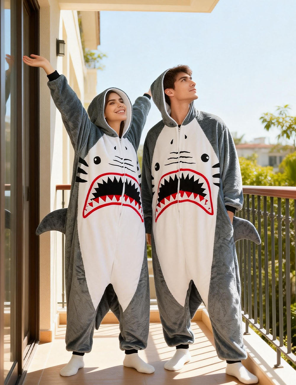 Printed Shark Costume