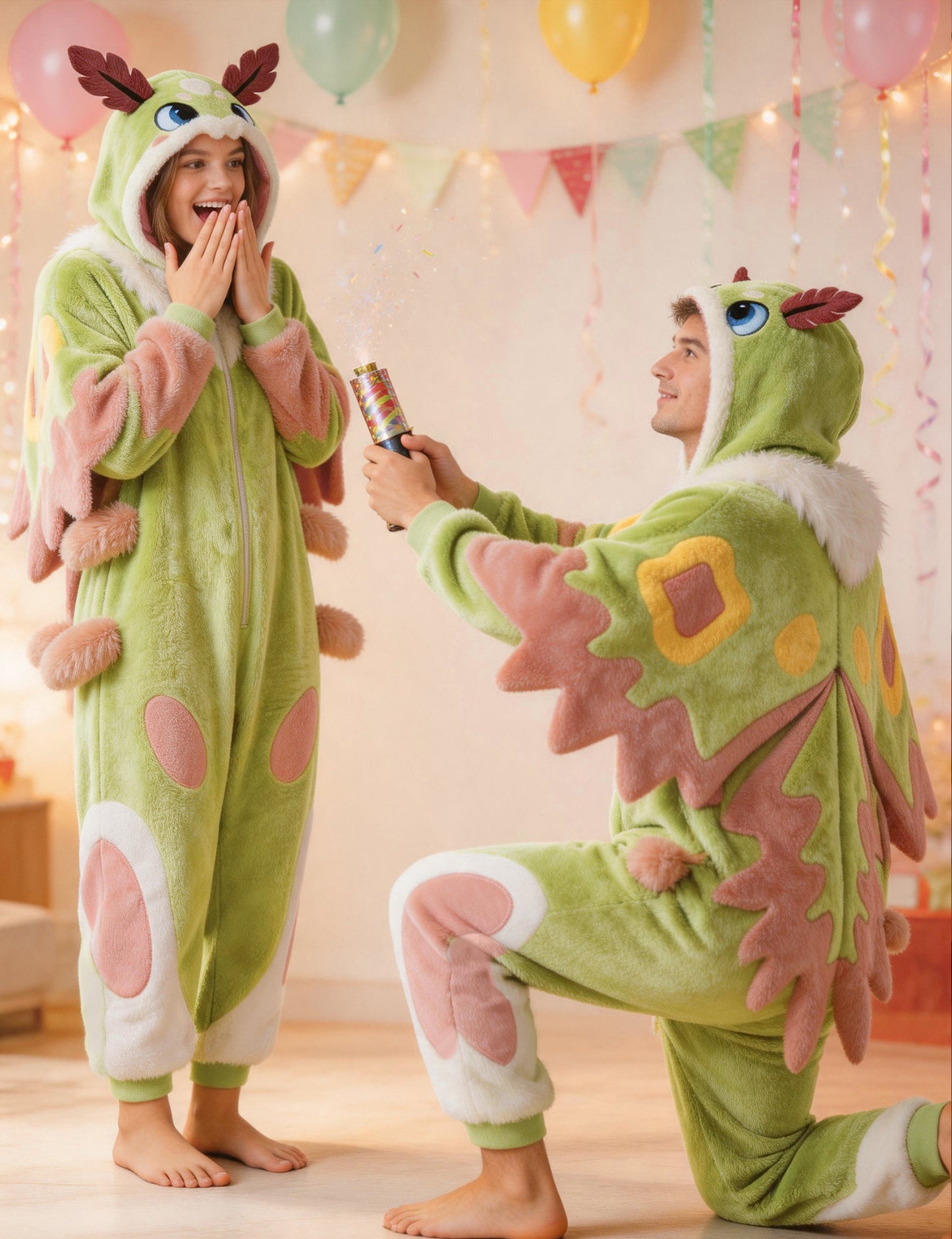 Green Moth Costume Adult