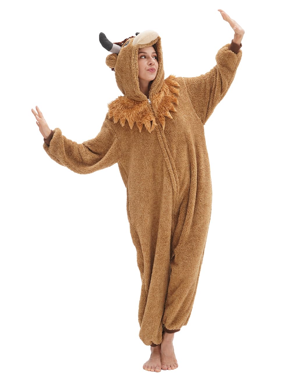 Highland Cow Onesie Halloween Costume
