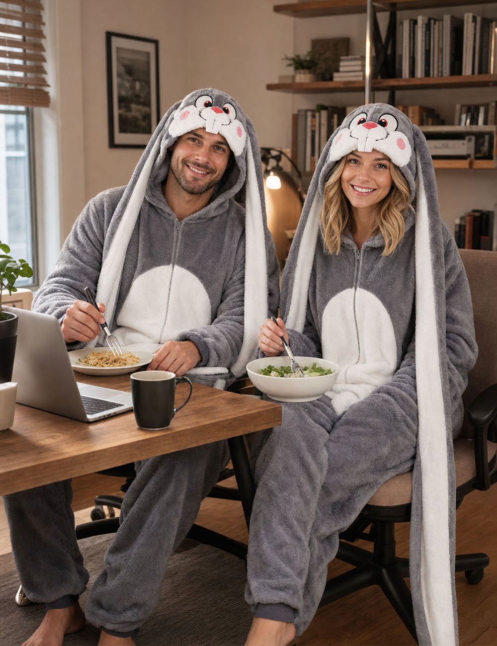 Gray Bunny Costume