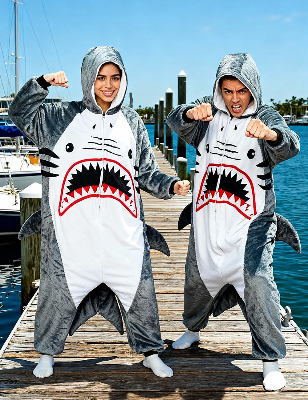 Printed Shark Costume