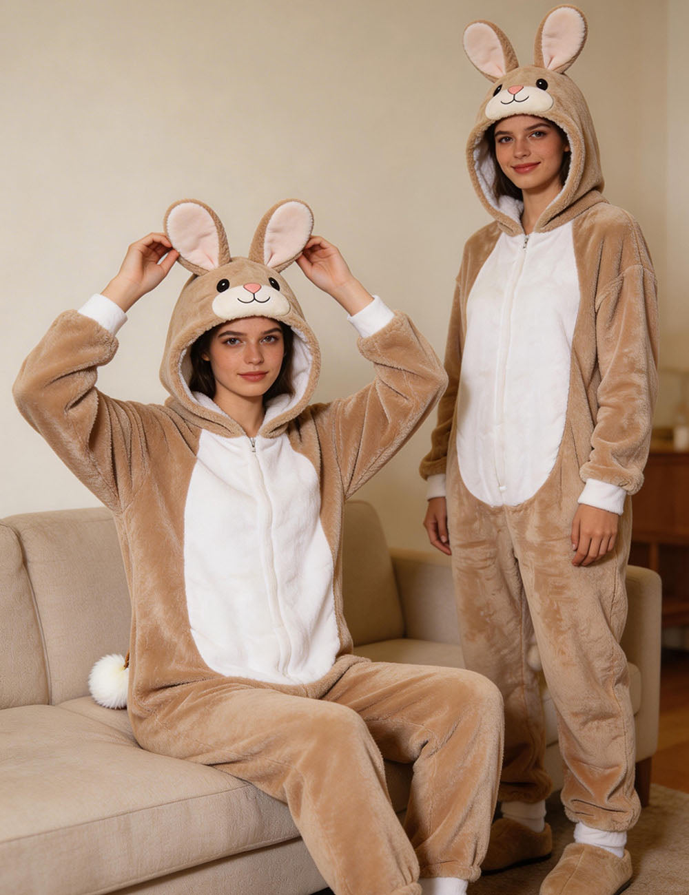 Light Brown Bunny Costume
