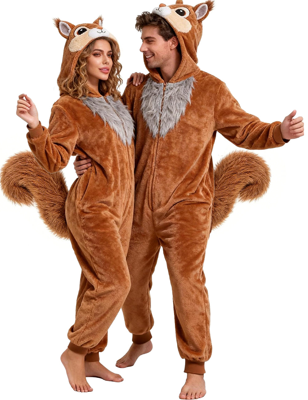 Light Brown Squirrel Costume(Brown+Grey)