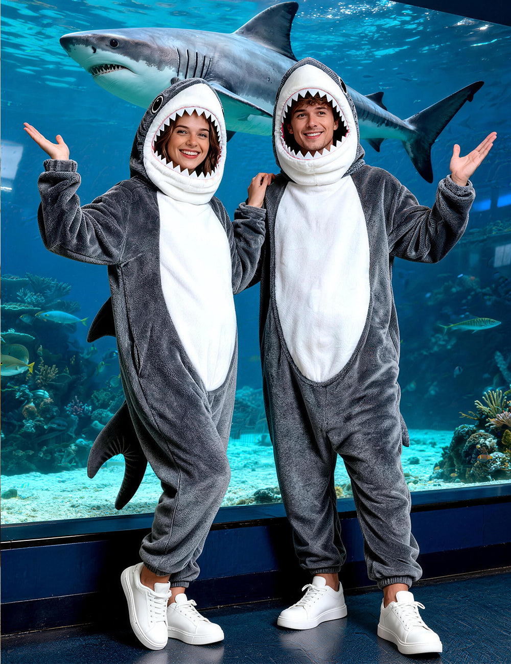 Grey Shark Costume