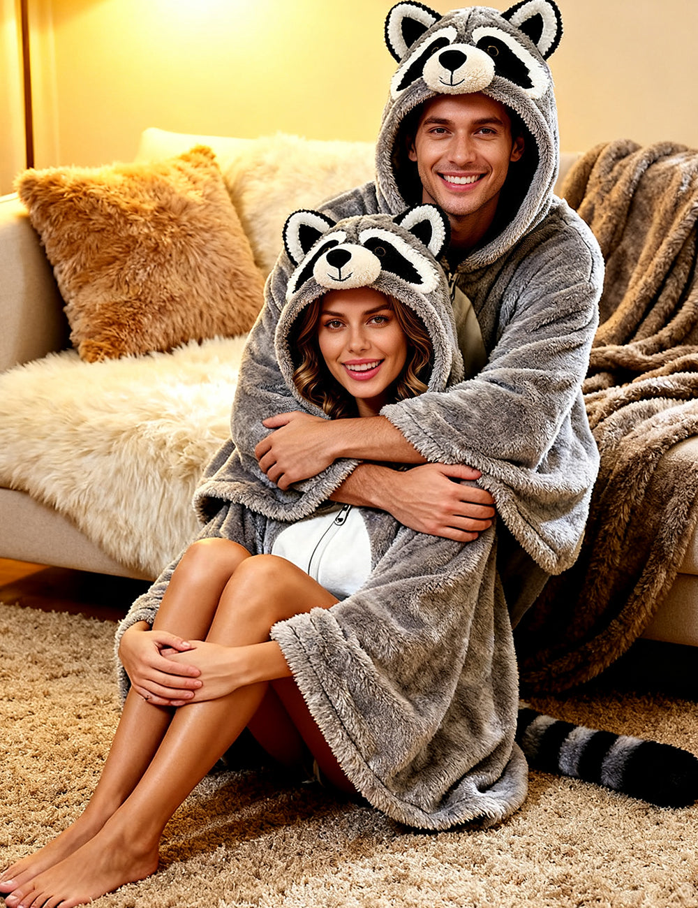 Raccoon Costume Cloak