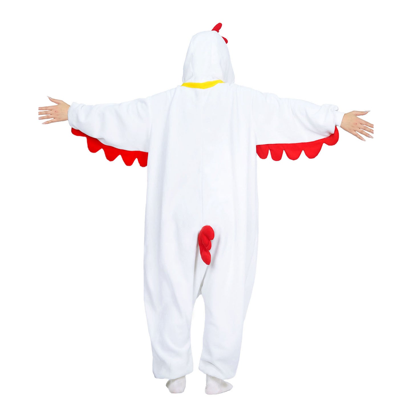 Adult White Chicken Onesie