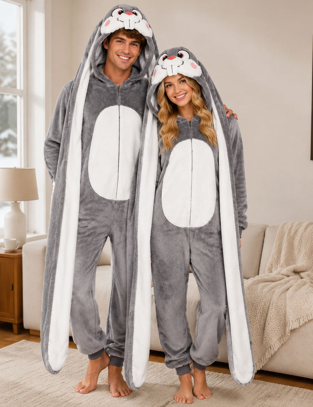 Gray Bunny Costume