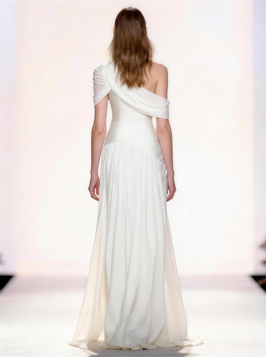 White Off The Shoulder Wedding Dress,Satin Fomal Prom Dress
