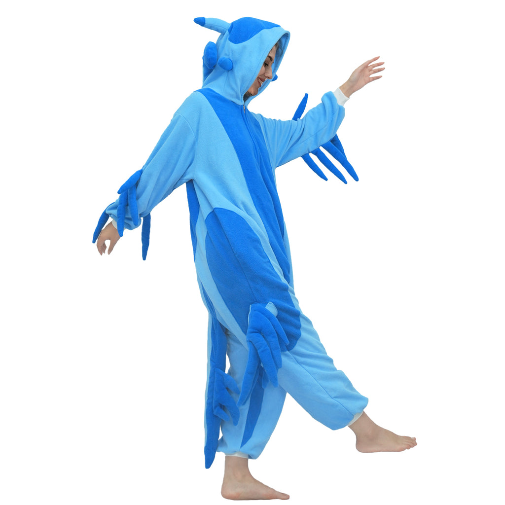 Blue Sea Slug Onesie Pajamas