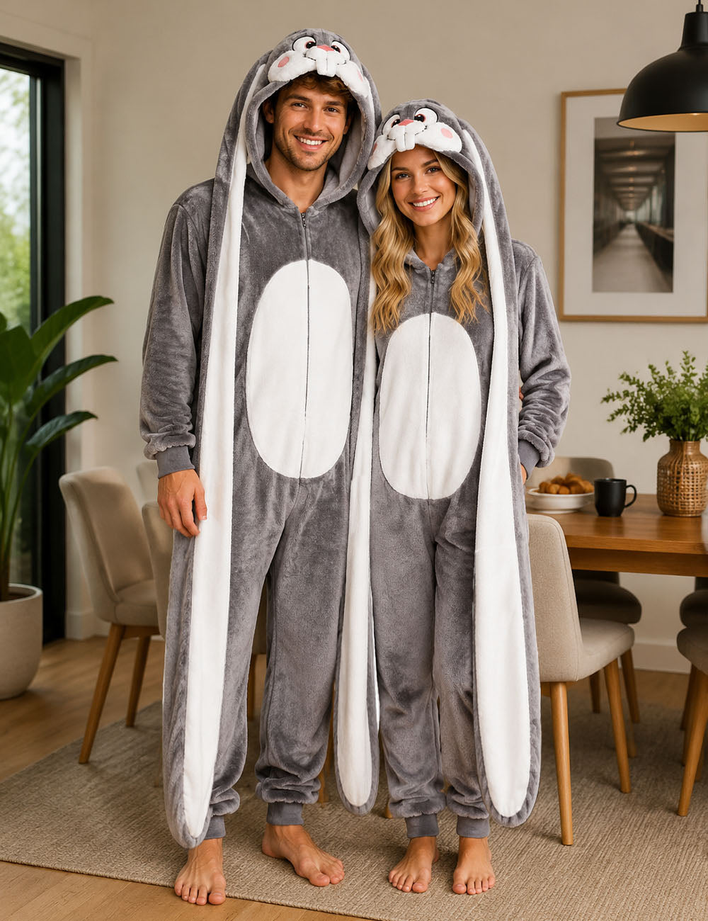 Gray Bunny Costume