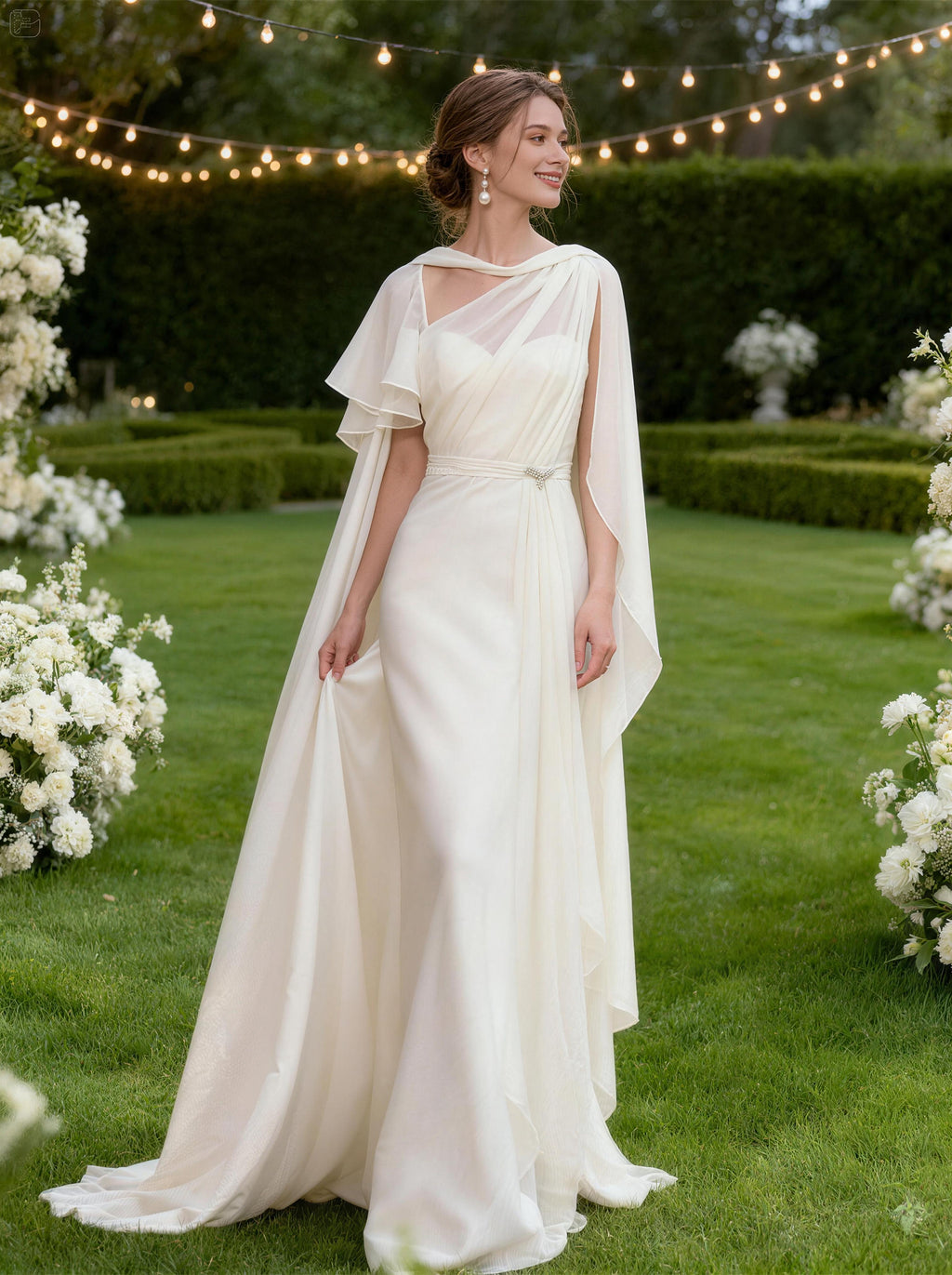 White Strapless Wedding Dress,Satin Fomal Prom Dress